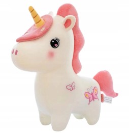 Pink Unicorn Plush Toy 25 cm