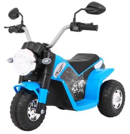 Blue Mini Bike for Kids with Sounds and LED