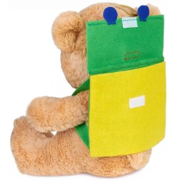 Brubaker Plush Bear with Backpack 25 cm