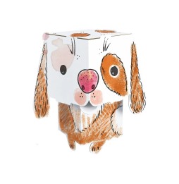 3D Dog Coloring Book for Kids