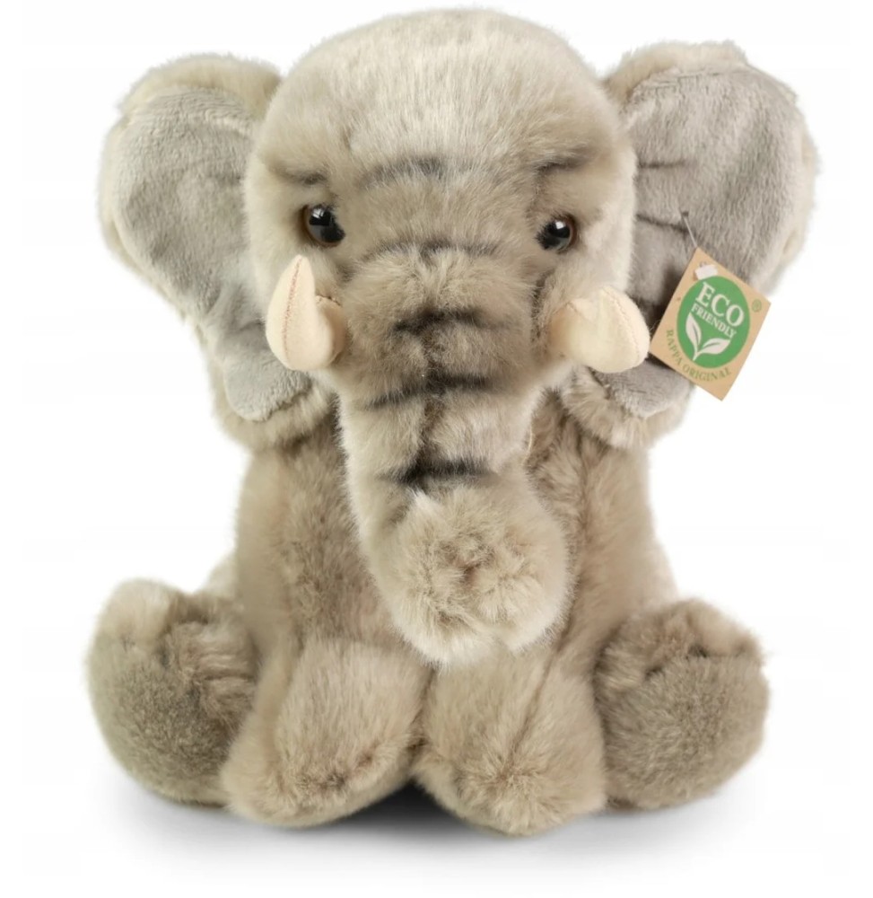 Rappa Sitting Elephant Plush Toy 27cm