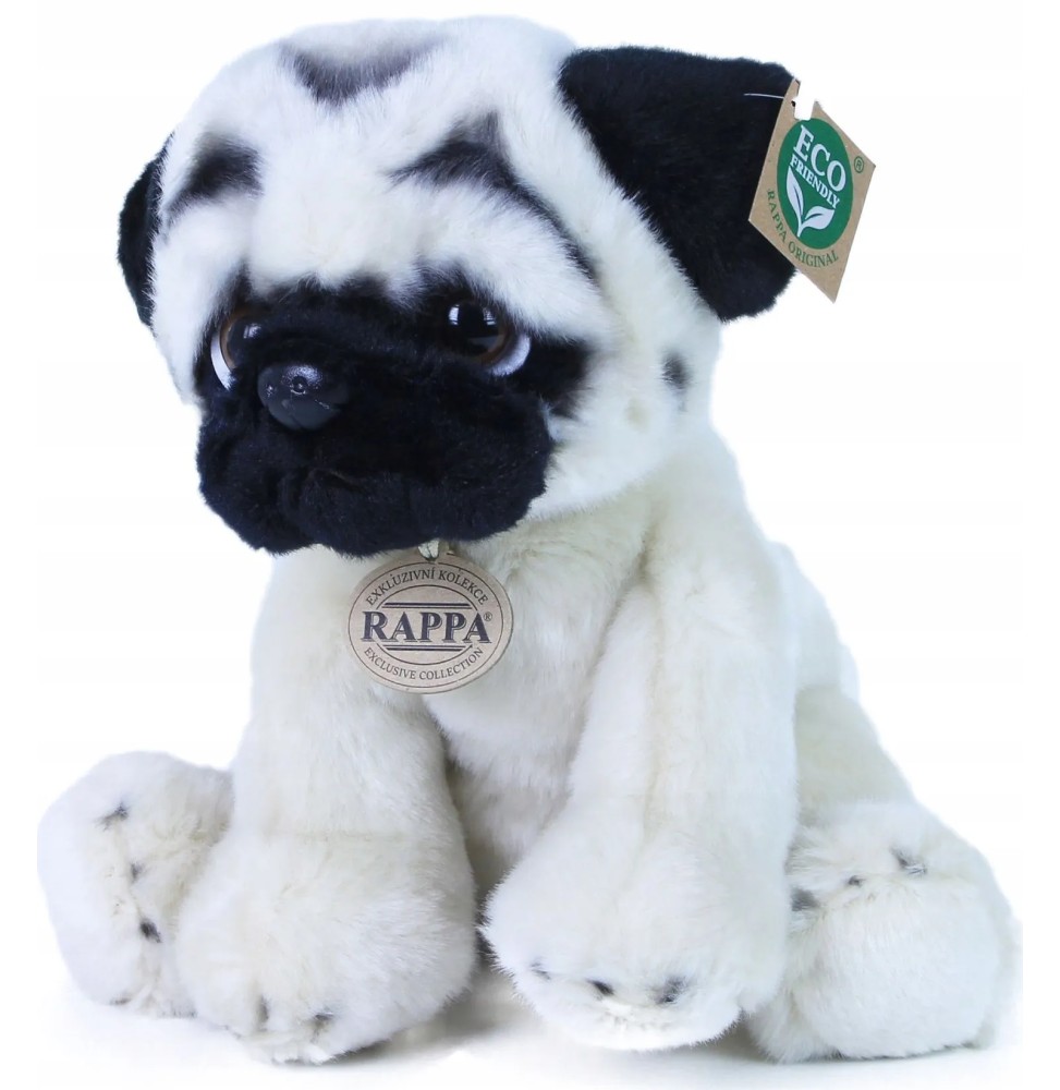 Realistic Pug Plush Toy 30 cm