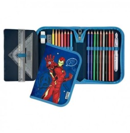 Etui cu accesorii Avengers pentru copii