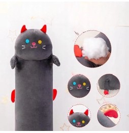 Long Cat Plush Pillow for Sleeping 70 cm