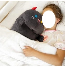 Długi kot pluszak poduszka do spania 70 cm