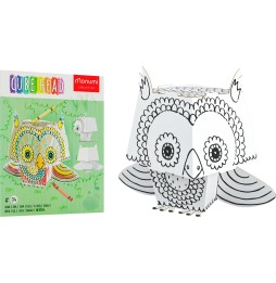 3D Owl Coloring Book for Kids - Creative Fun