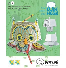 3D Owl Coloring Book for Kids - Creative Fun