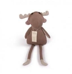 Filibabba plush moose Milo - handmade toy