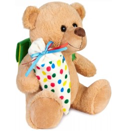 Brubaker Plush Bear with Backpack 25 cm