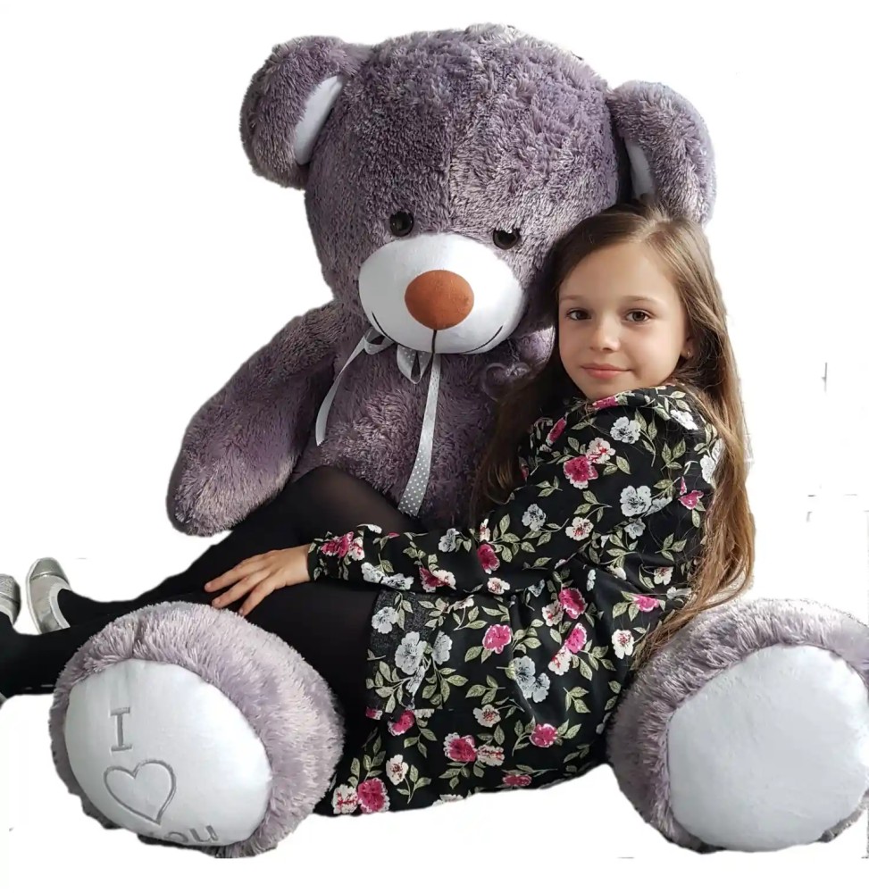 Large Gray Teddy Bear 160 cm