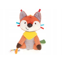 Sensory Fox Plush Toy for Baby Stroller