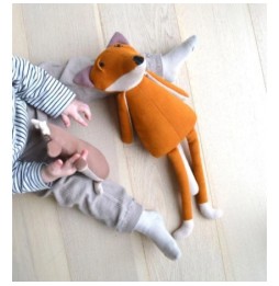 Filibabba plush fox Freya - handmade