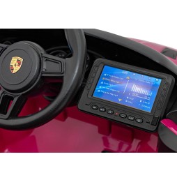 Vehicul Porsche Spyder RS 718 roz MP4 pentru copii