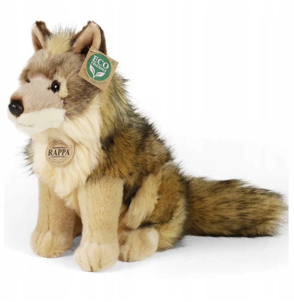 Realistic Coyote Wolf Plush 24 cm Eco