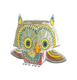 3D Owl Coloring Book for Kids - Creative Fun