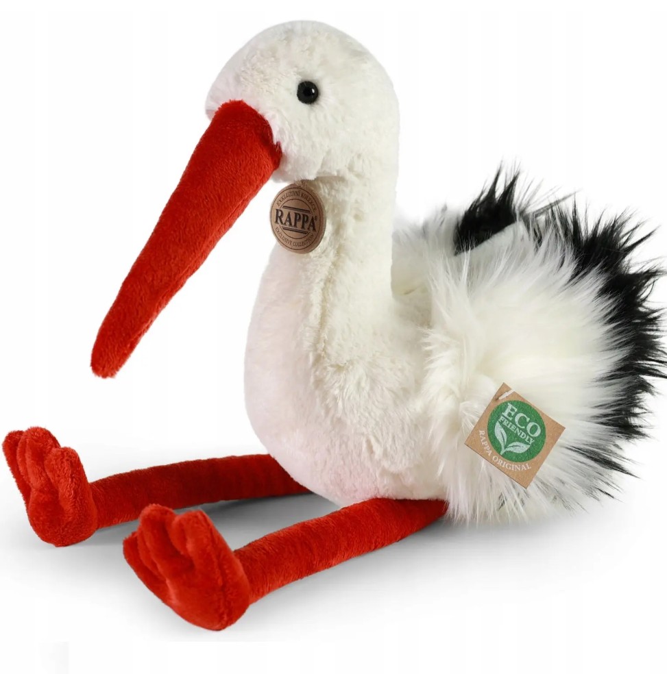 Jucărie de pluș stork 40 cm Rappa