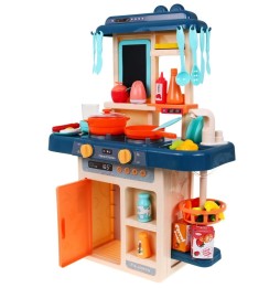 Colorful Kitchen for Kids with Steaming Burner