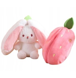 Strawberry Bunny Plush 2in1 35cm