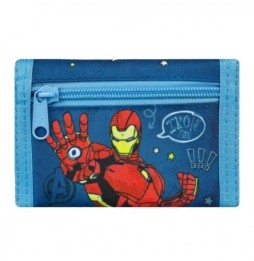 Avengers Wallet for Kids with Velcro Closure