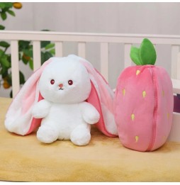 Strawberry Bunny Plush 2in1 35cm