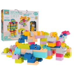 Soft Blocks Set 126 Pieces for Kids 3+