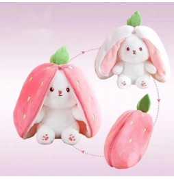 Strawberry Bunny Plush 2in1 35cm