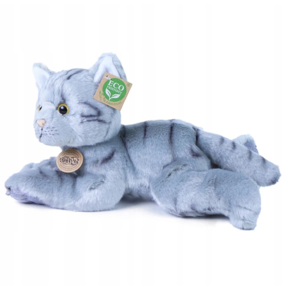 Gray Plush Kitten 30 cm EKO Rappa