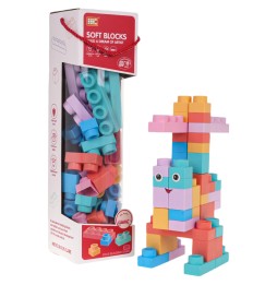 44 Piece Soft Block Set for Kids Aged 3+