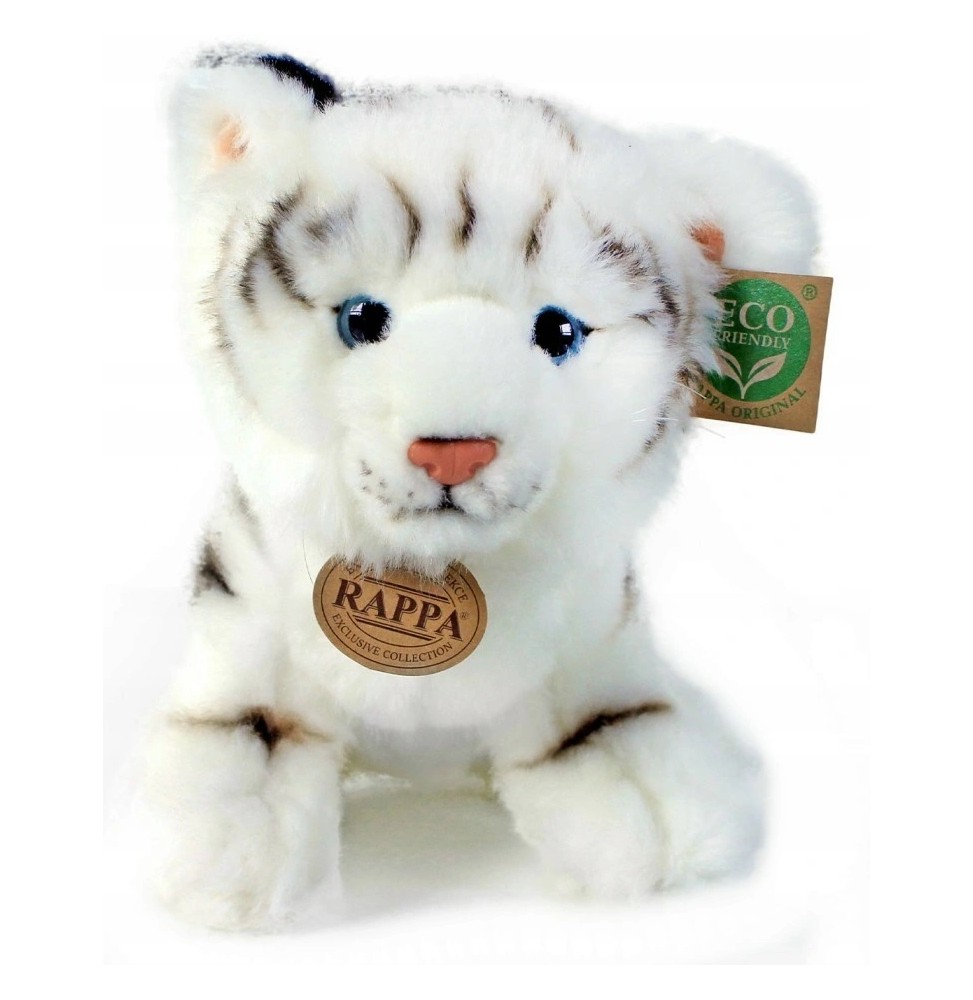 25 cm White Tiger Plush Toy Rappa