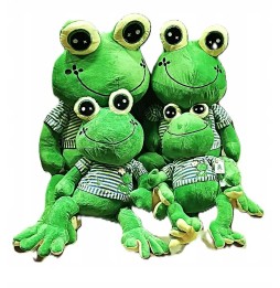 Green Frog in Sweater 90 cm XXL Plush Toy