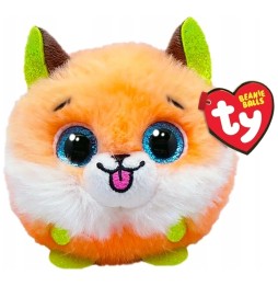 Beanie Balls Orange Fox Plush Toy