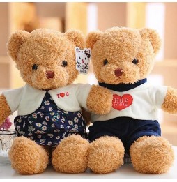 Blue Dress Teddy Bear 30 cm Plush Toy