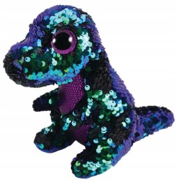 Plush Dinosaur Toy Green-Purple 15 cm