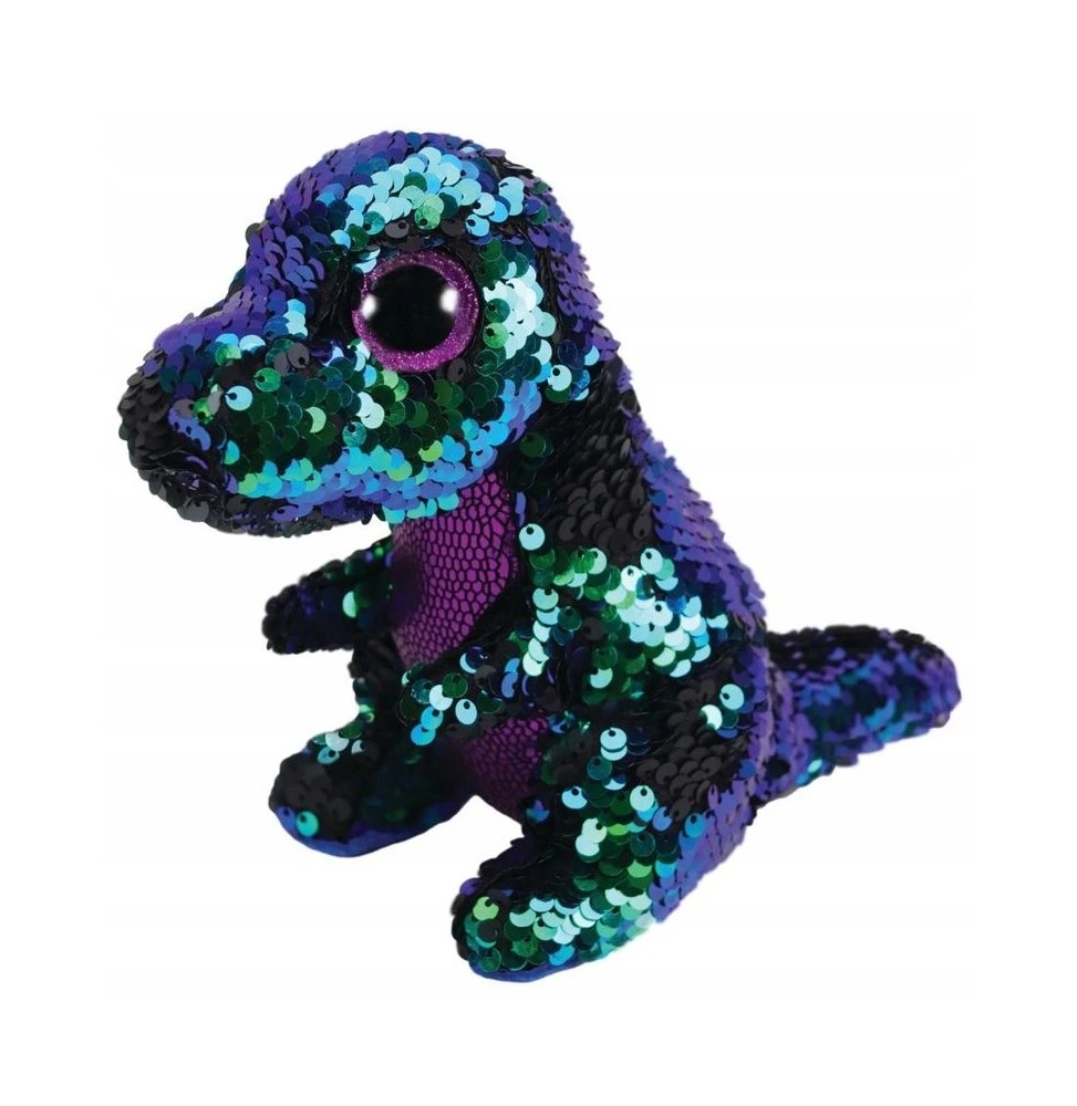 Plush Dinosaur Toy Green-Purple 15 cm