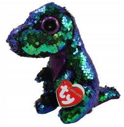 Plush Dinosaur Toy Green-Purple 15 cm