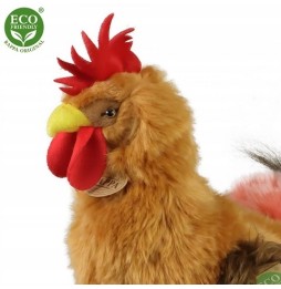 Eco Friendly Rooster Plush Toy 36cm Rappa