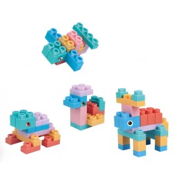 44 Piece Soft Block Set for Kids Aged 3+