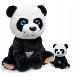 Panda pluszak z małą pandą z dużymi oczami