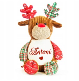 Plush Reindeer with Child's Name