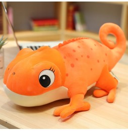 Orange Chameleon Plush Toy 45 cm