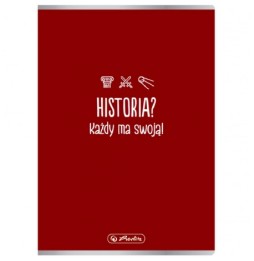 Zeszyt a5 60 kartek w kratkę historia herlitz