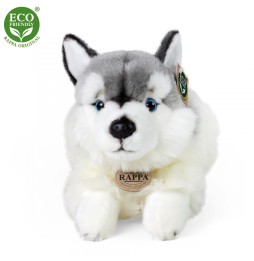 Păpușă câine husky 30cm Rappa