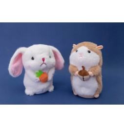 Cuddly Talking Bunny Plush Toy for Kids