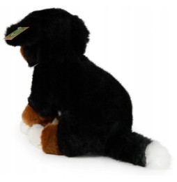 Mascotă câine bernese negru Bernardin 25 cm