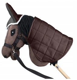 Skippi Horse Blanket and Earmuffs - Gray-Brown