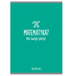 Zeszyt w kratkę a5 do matematyki 60 kartek herlitz