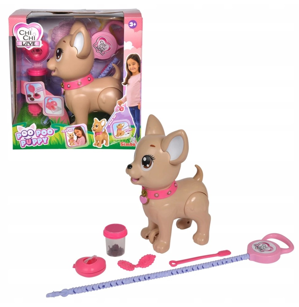 Chi Chi Love Poo Puppy Figurine