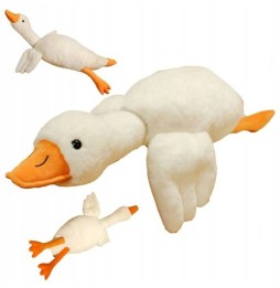 Duża pluszowa gęś kaczka 90 cm