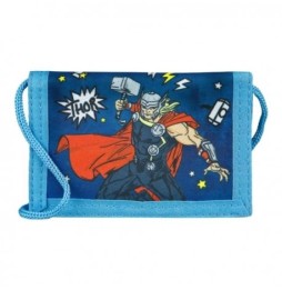 Avengers Wallet for Kids with Velcro Closure