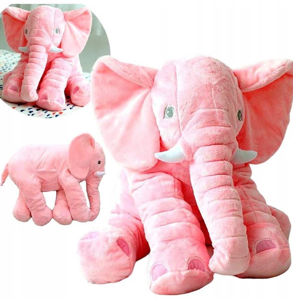 Plush Elephant Pillow Toy XXL 60 cm